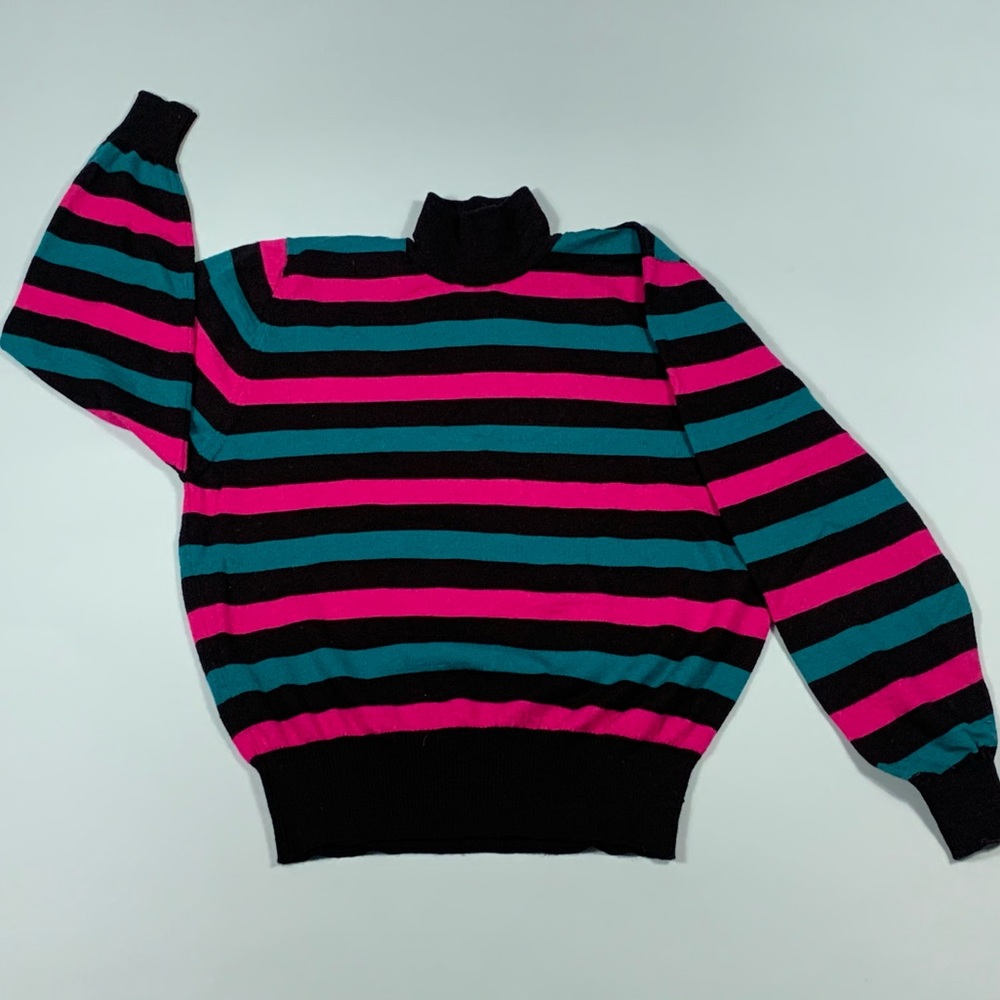 Vintage 90’s Turtleneck Striped Sweater